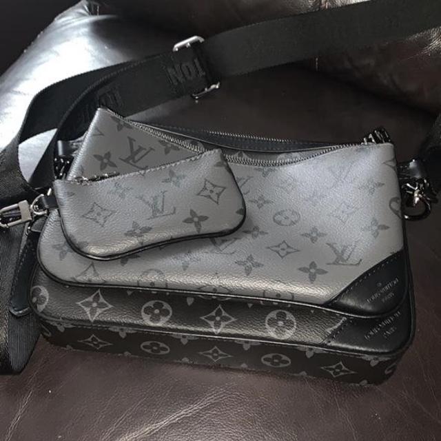 Lv trio messenger bag. 100% authentic with receipts - Depop