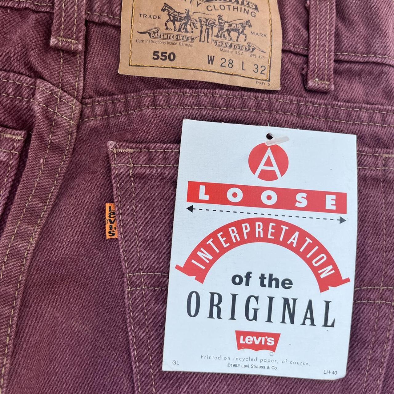 Vintage offers 90’s Levis Orange Tab Maroon Jeans