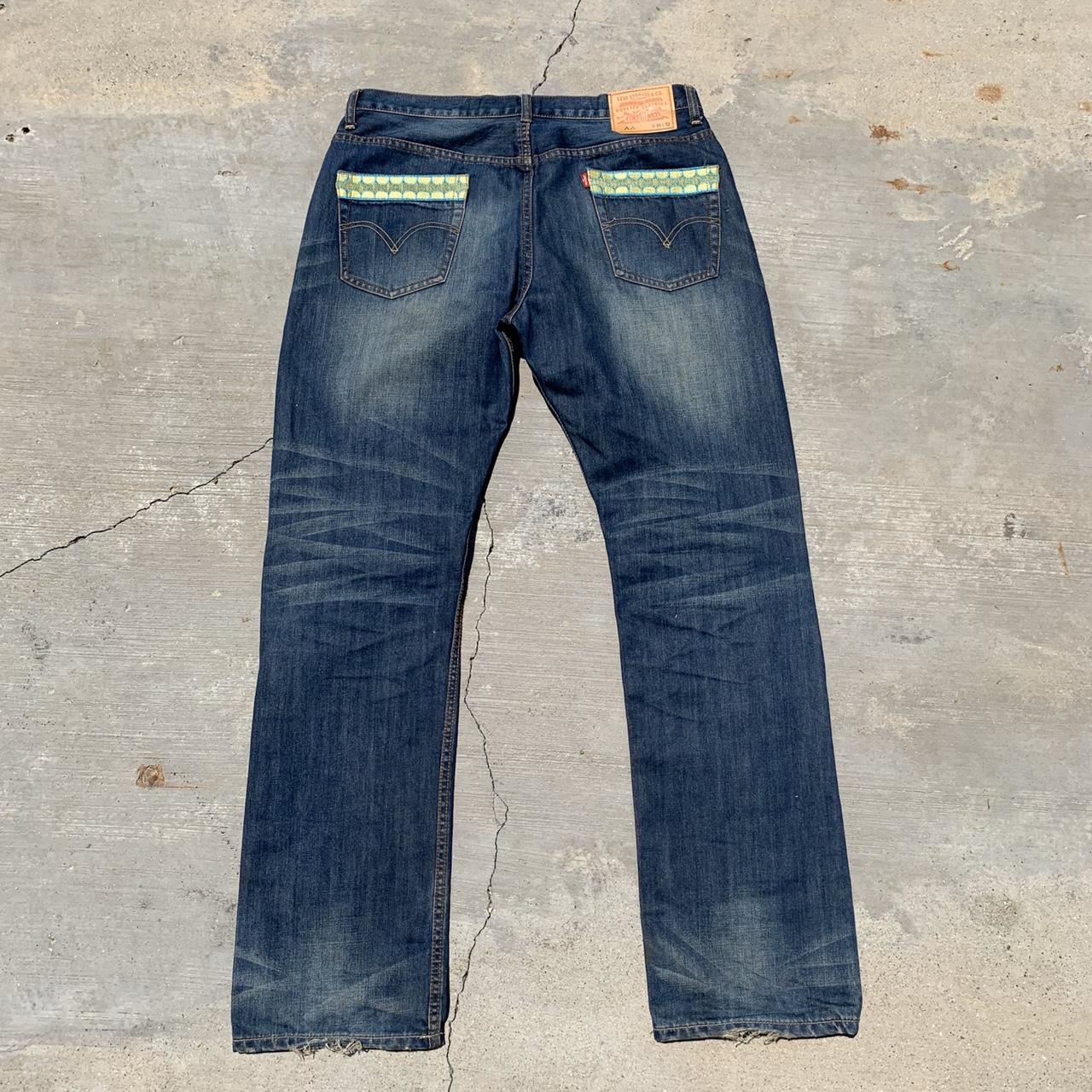 Kaws x Original Fake x Levi's 501 36x32 Europe | Depop Kaws x Original Fake x Levi's 501 36x32 Europe | Depop