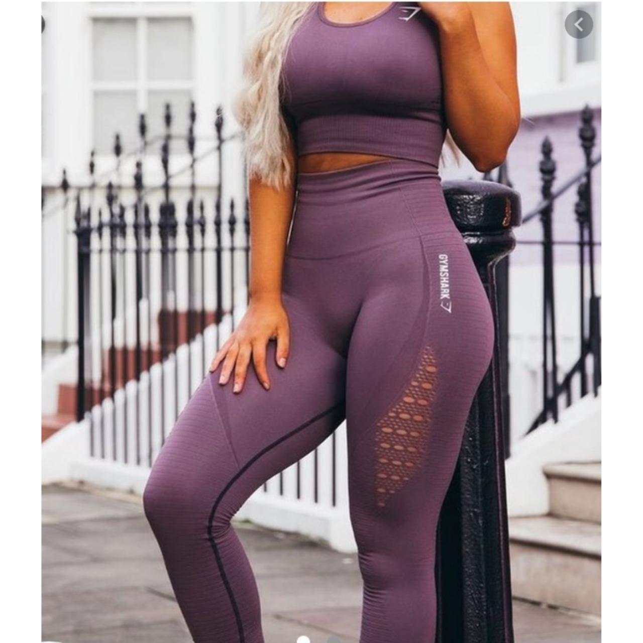 Gymshark Energy Seamless High Waisted Leggings - Purple Wash  High waisted  leggings, Fit girl motivation, Seamless leggings