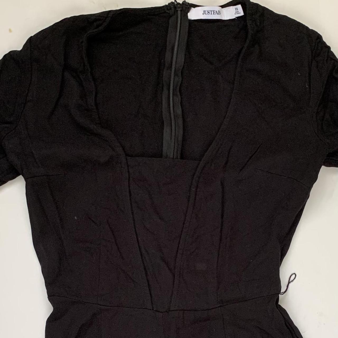 Vintage Black Long Jumpsuit Beautiful long sleeved... - Depop