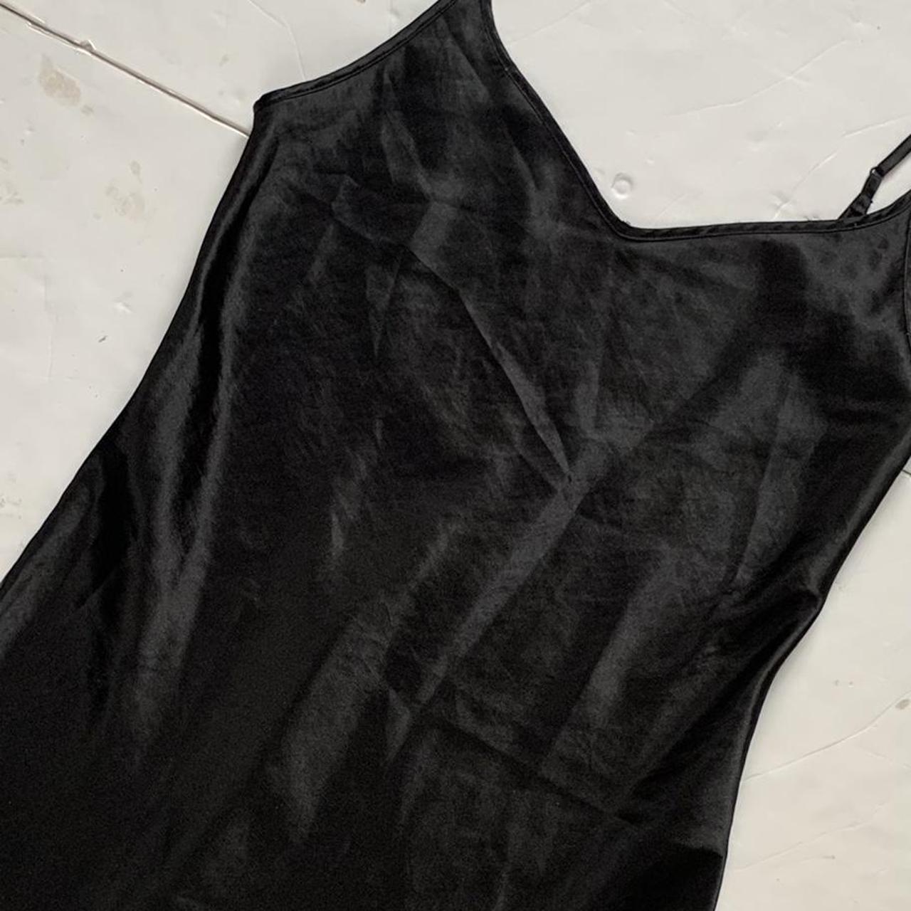 Y2K La Senza Slip Dress Lingerie Black strappy cami... - Depop