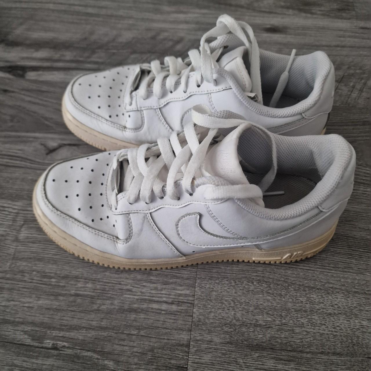 creased air forces black