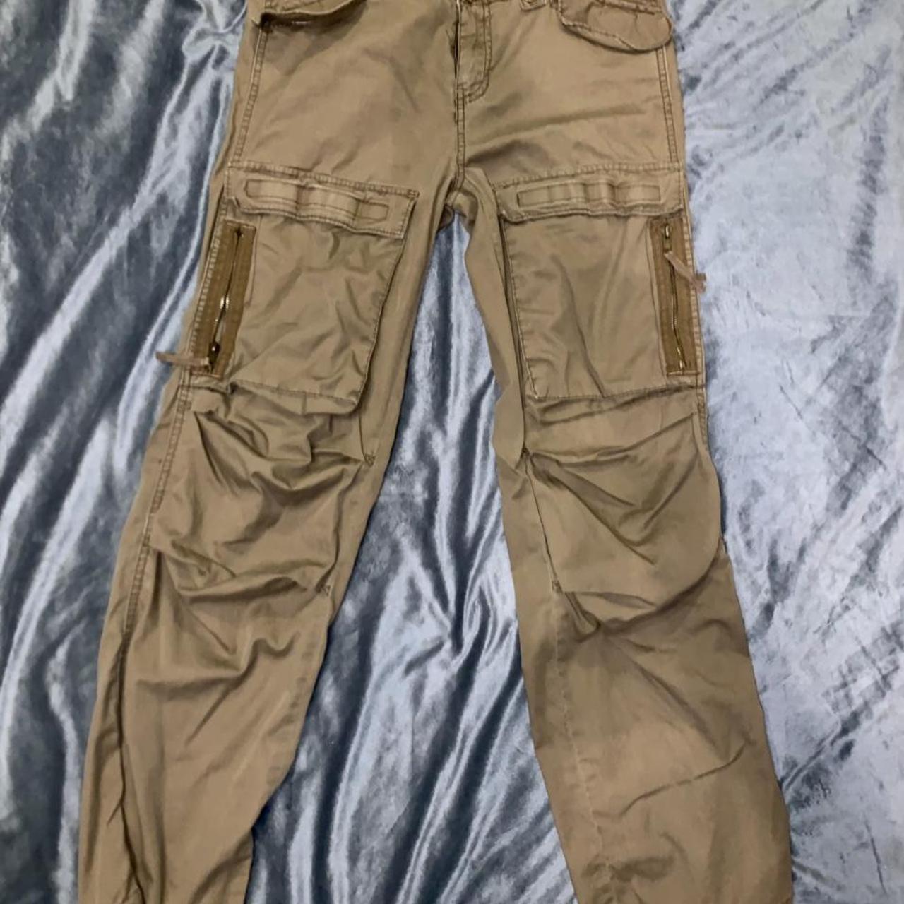 Vintage cargo pants. Hollister cargo pants y2k... Depop