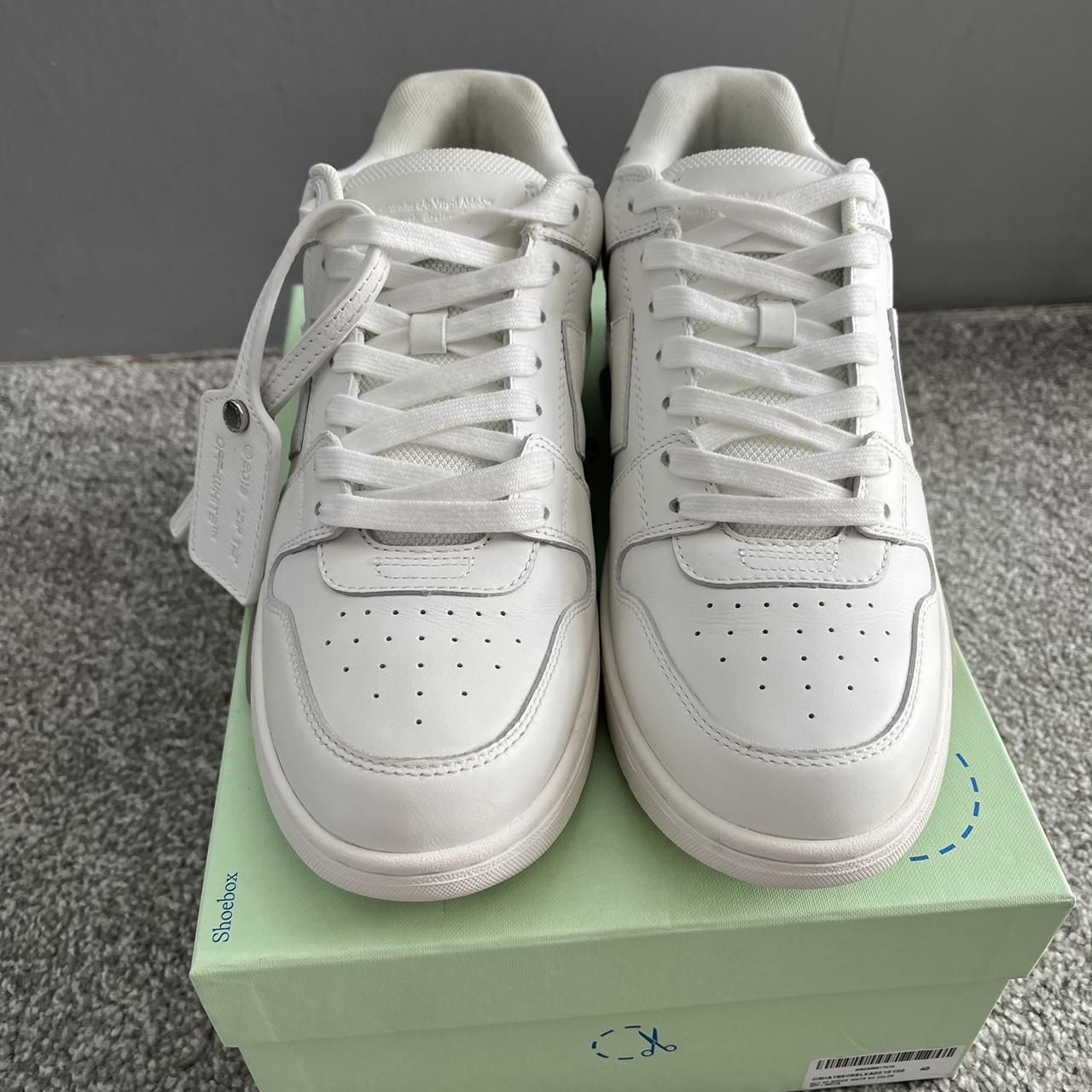 Mens Off white “OOO”trainers Great condition as... - Depop