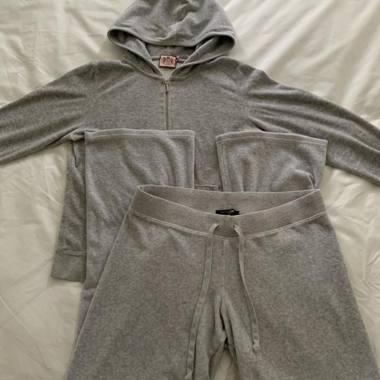 Full grey juicy couture tracksuit- TAKING OFFERS..... - Depop