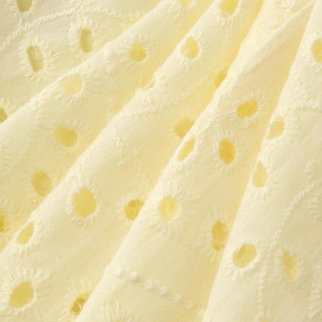 Cider Women's Yellow Dress Depop