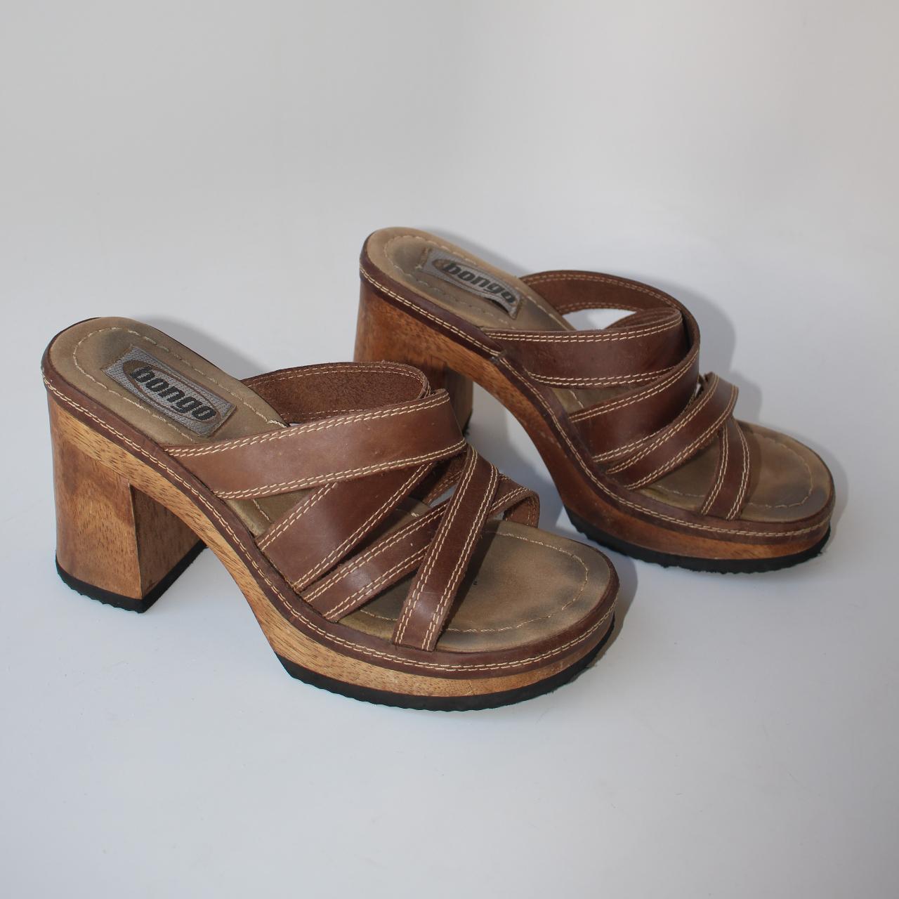 BONGO Men's Brown and Tan Sandals | Depop