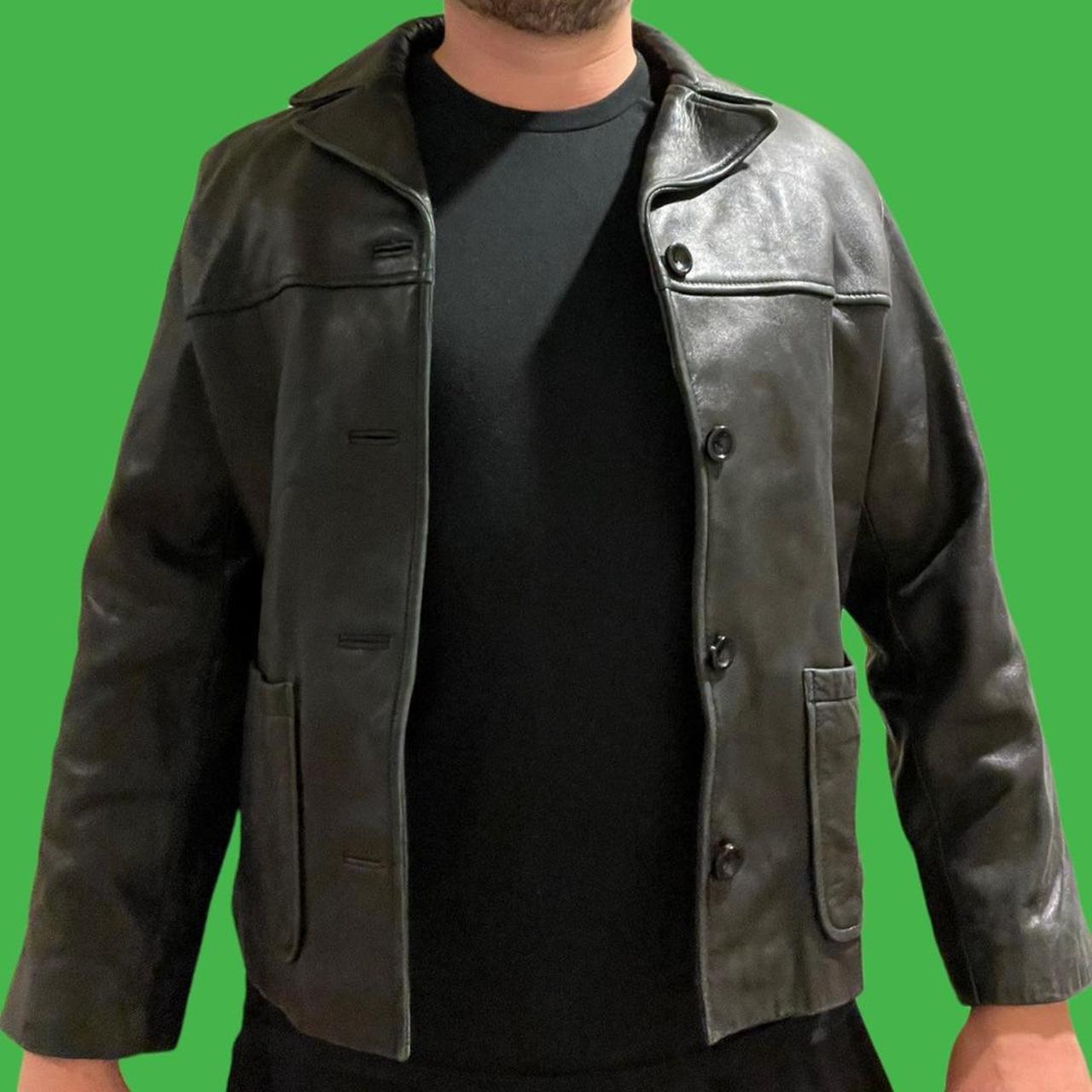 Jones new york men's leather jacket best sale