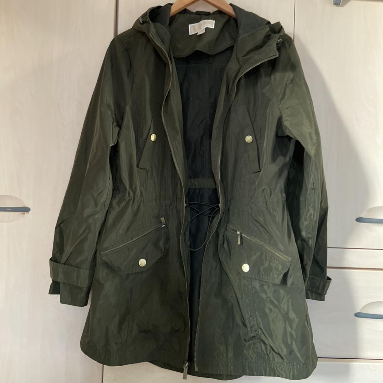 michael kors hunter green coat