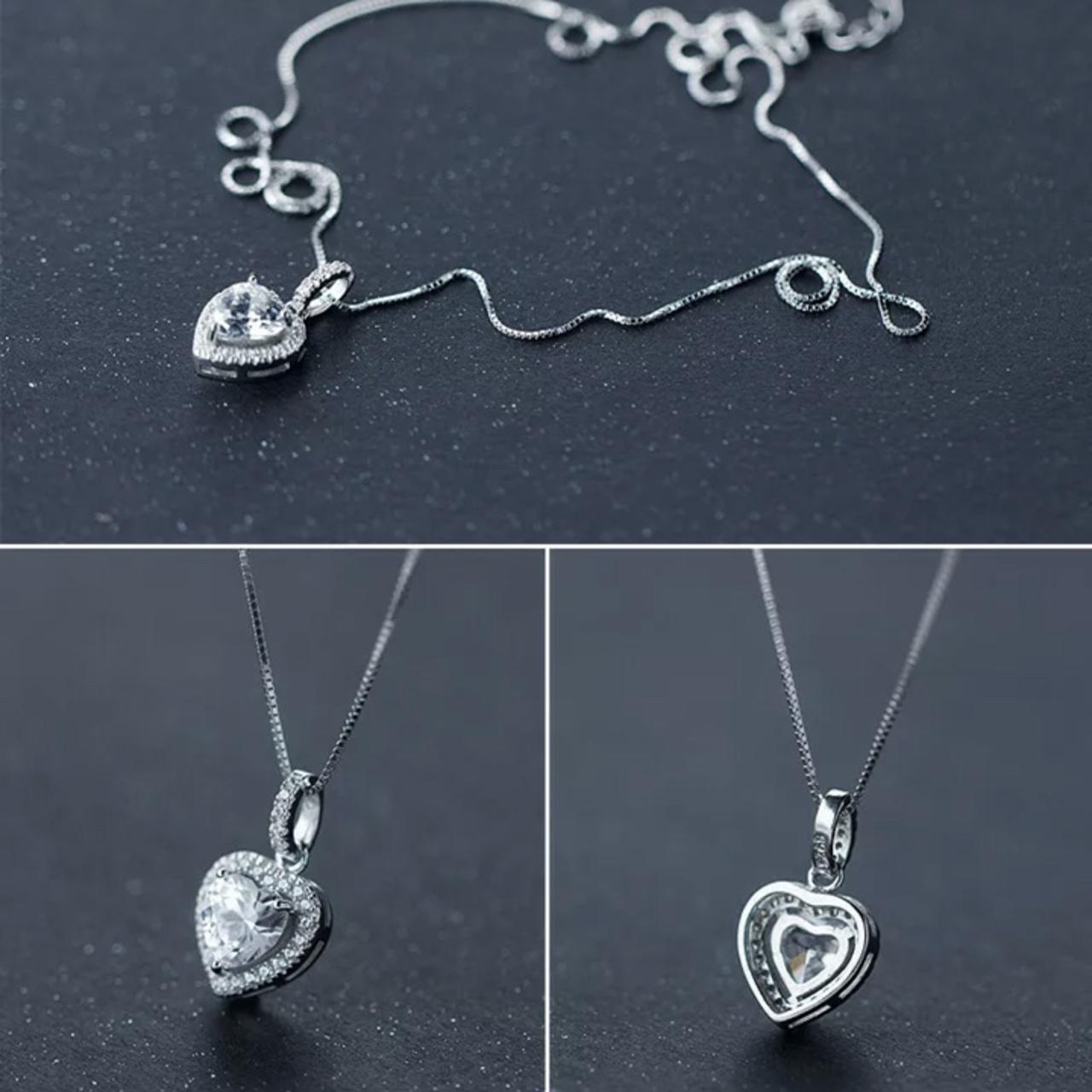 Sterling Silver Lab-Grown Diamond Heart Bracelet, £79 at Warren James