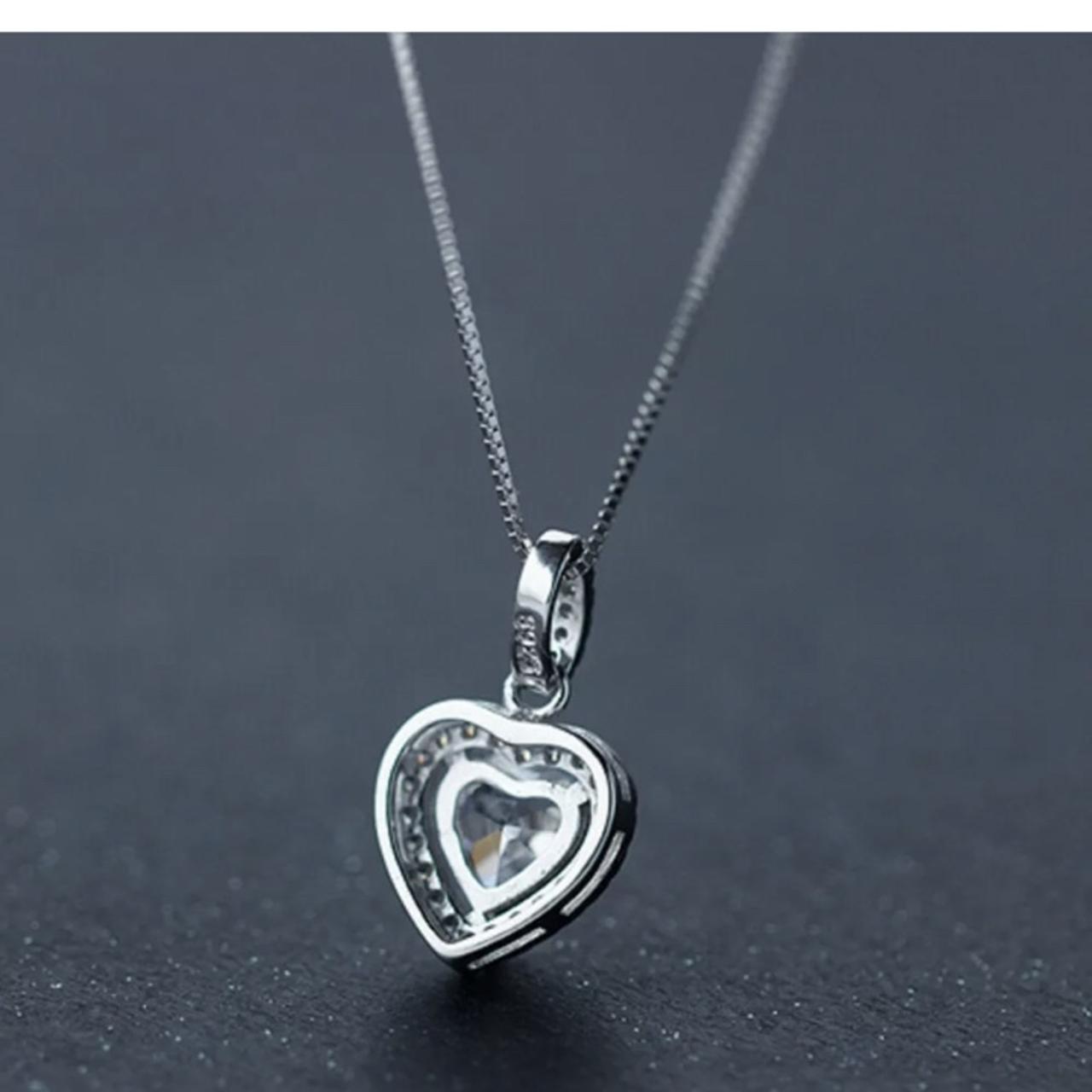 WARREN JAMES HEART Necklace Sterling Silver £22.00 - PicClick UK