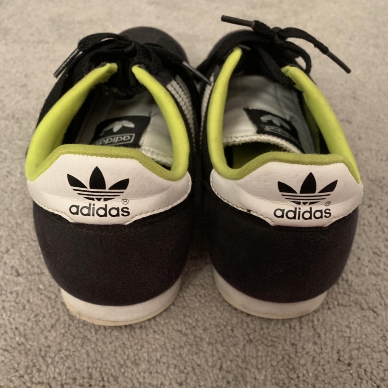 green adidas dragon trainers
