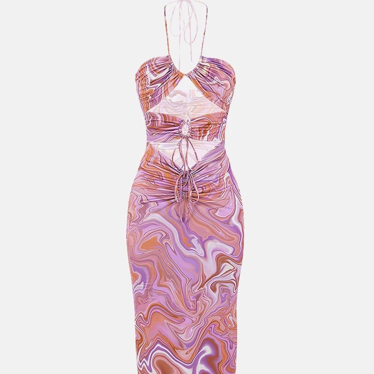 Product Image 2 - Pink Liquid print maxi dress