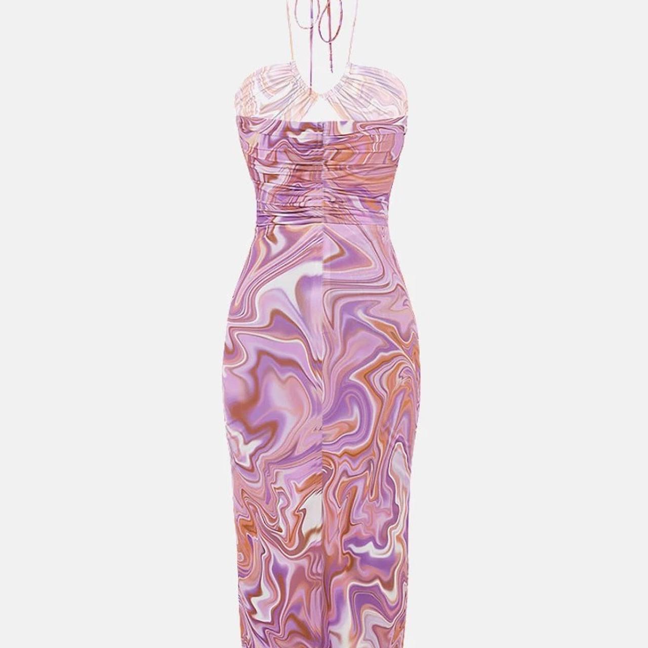 Product Image 3 - Pink Liquid print maxi dress