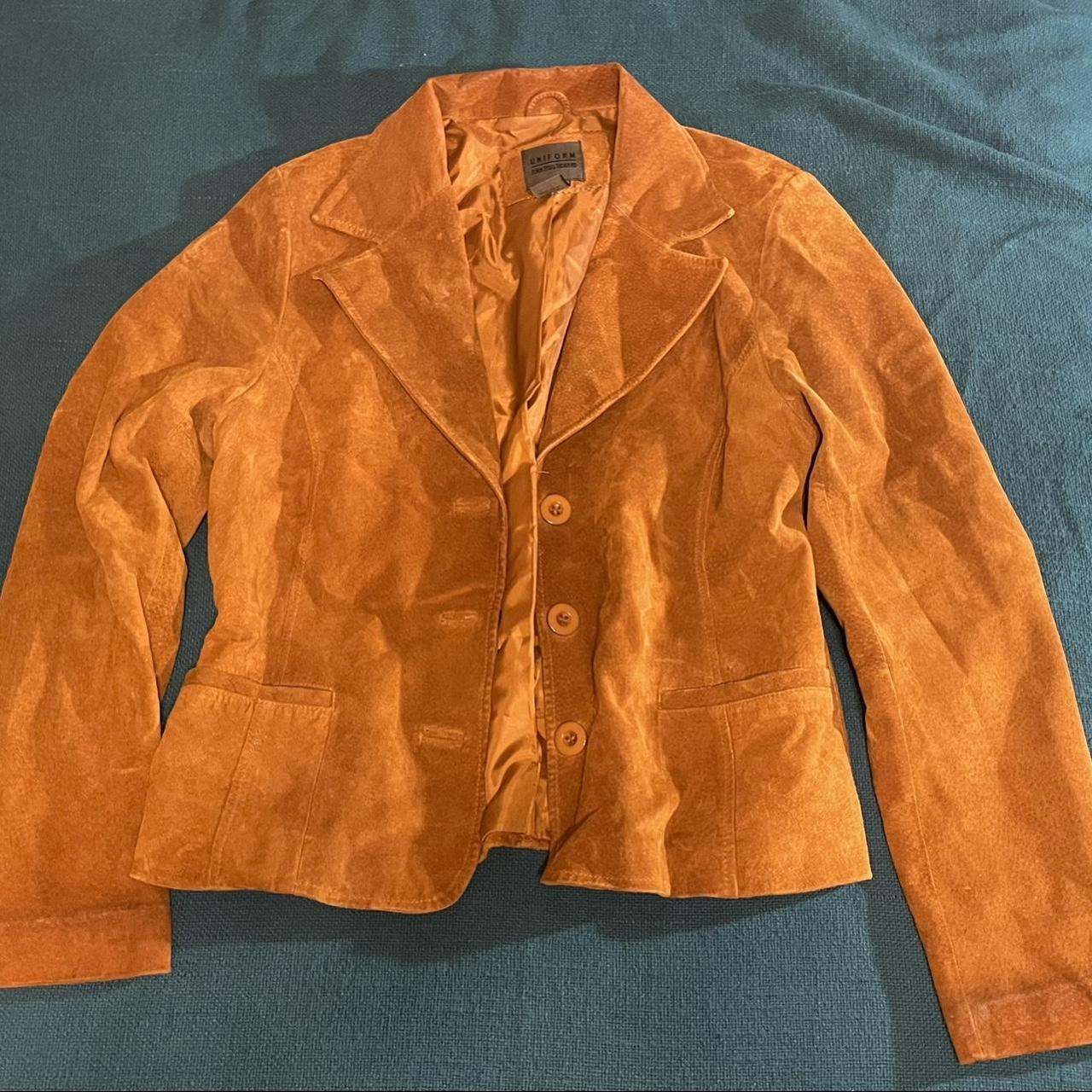 John Paul Richard Women's Orange and Brown Jacket
