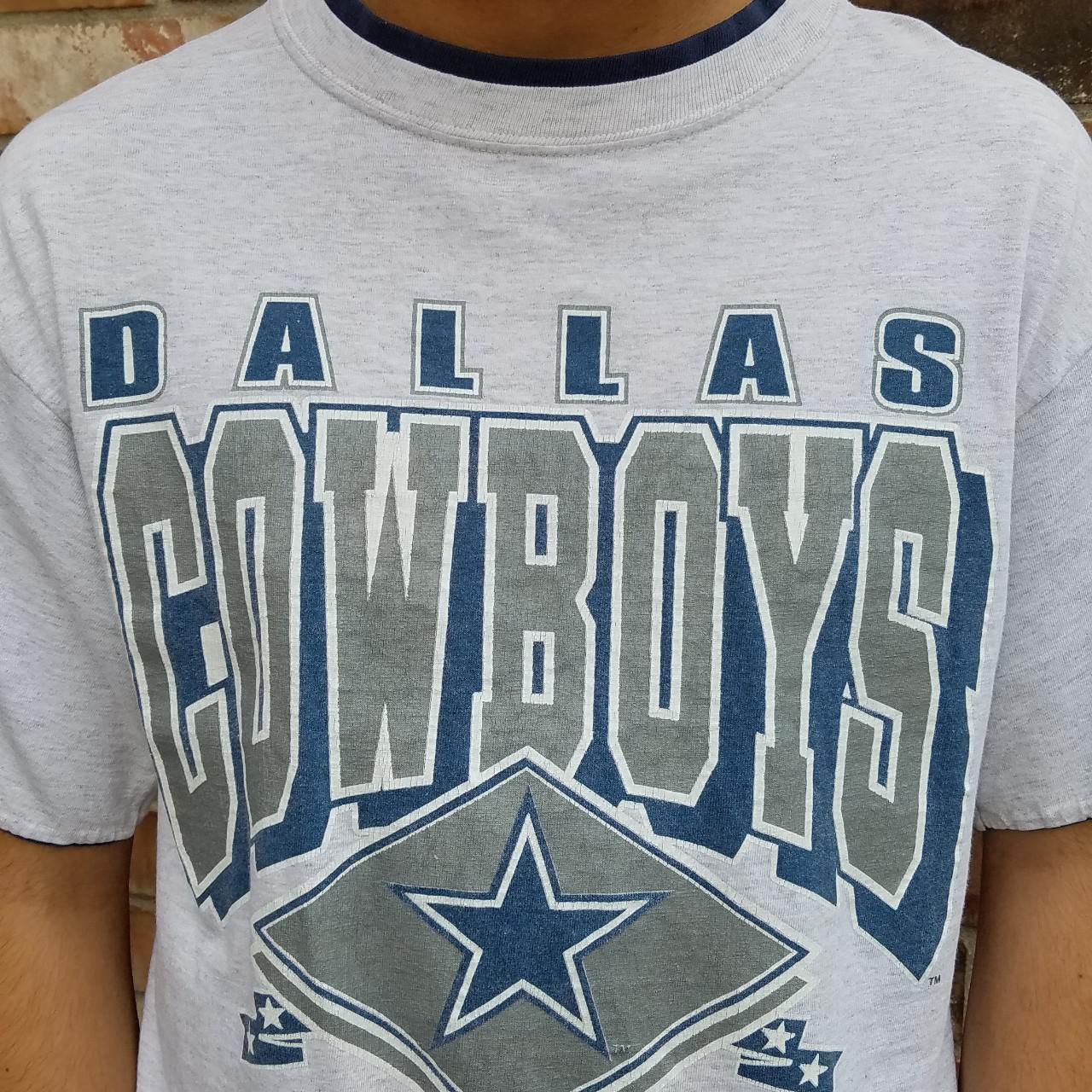 Vintage Dallas Cowboys t-shirt. Trench tag, 100%... - Depop