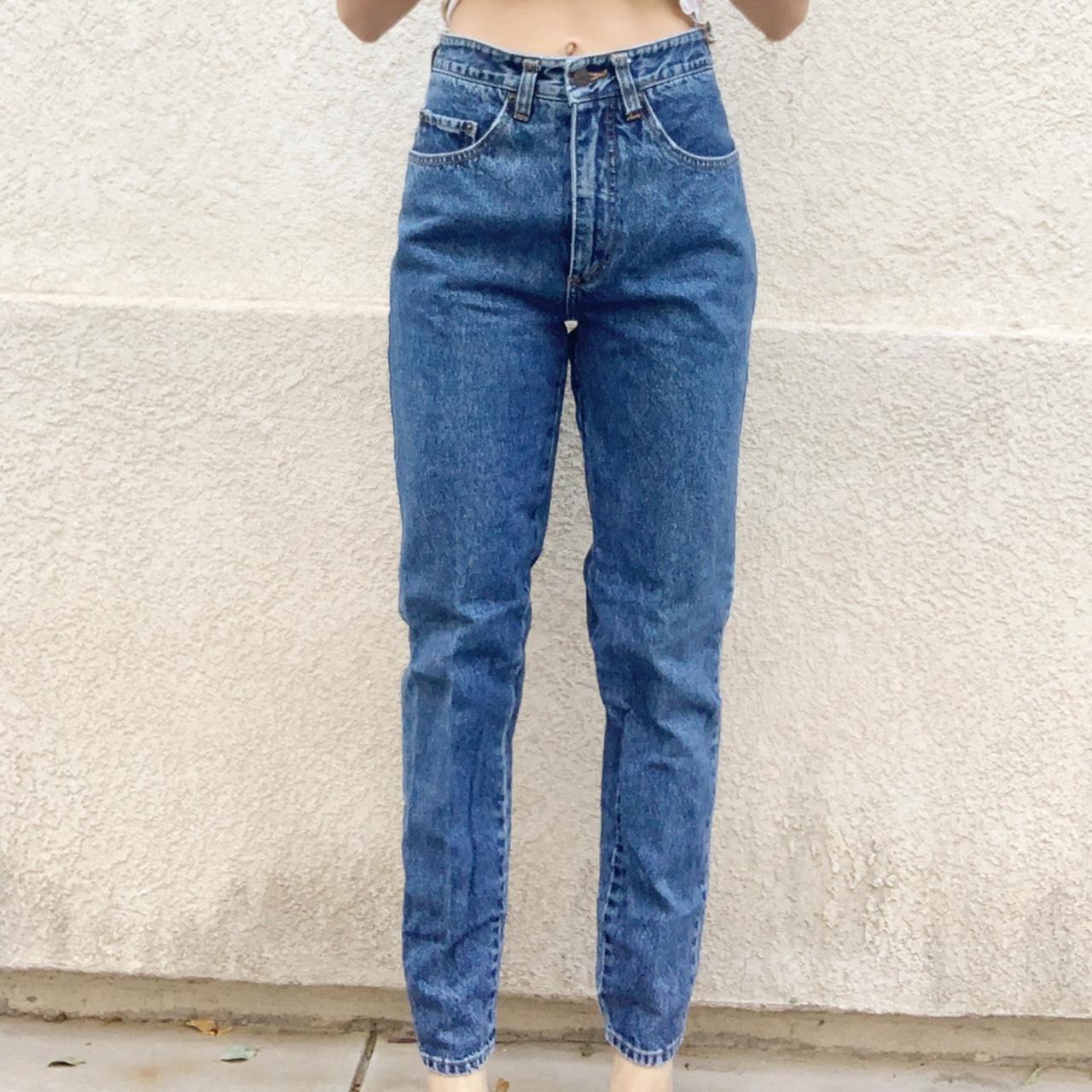 90s Pepe High Rise Jeans Size 7/8 Vintage Mom Jeans Ladies High