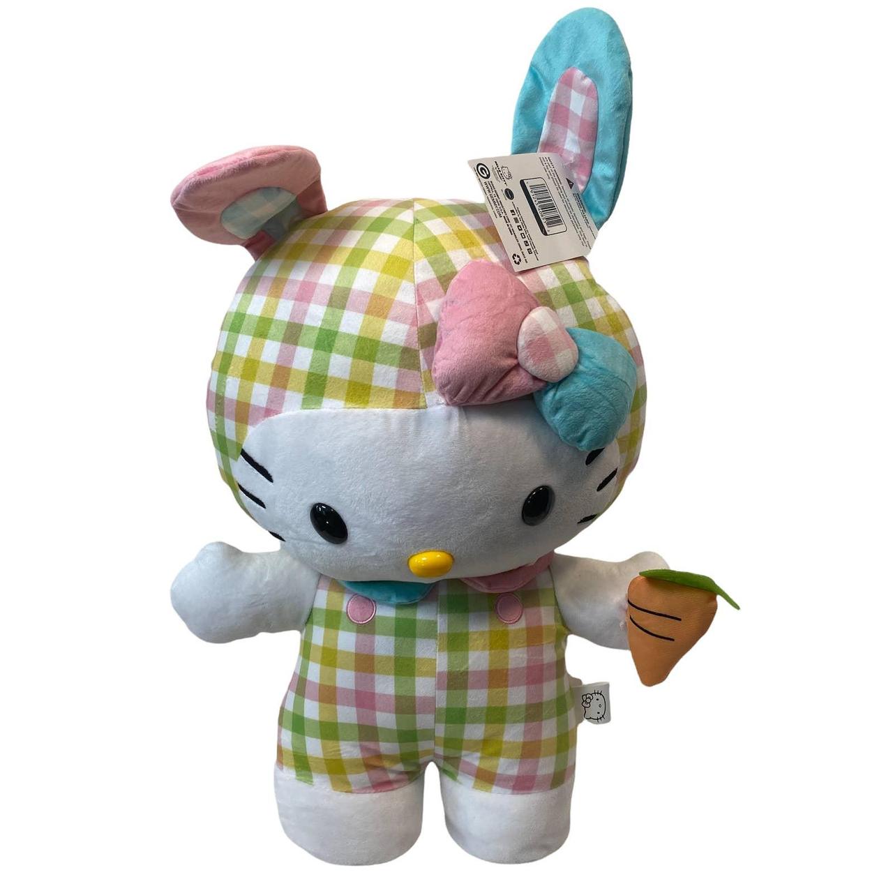 Hello Kitty Large 20” Easter Greeter Plush Bunny CVS... Depop