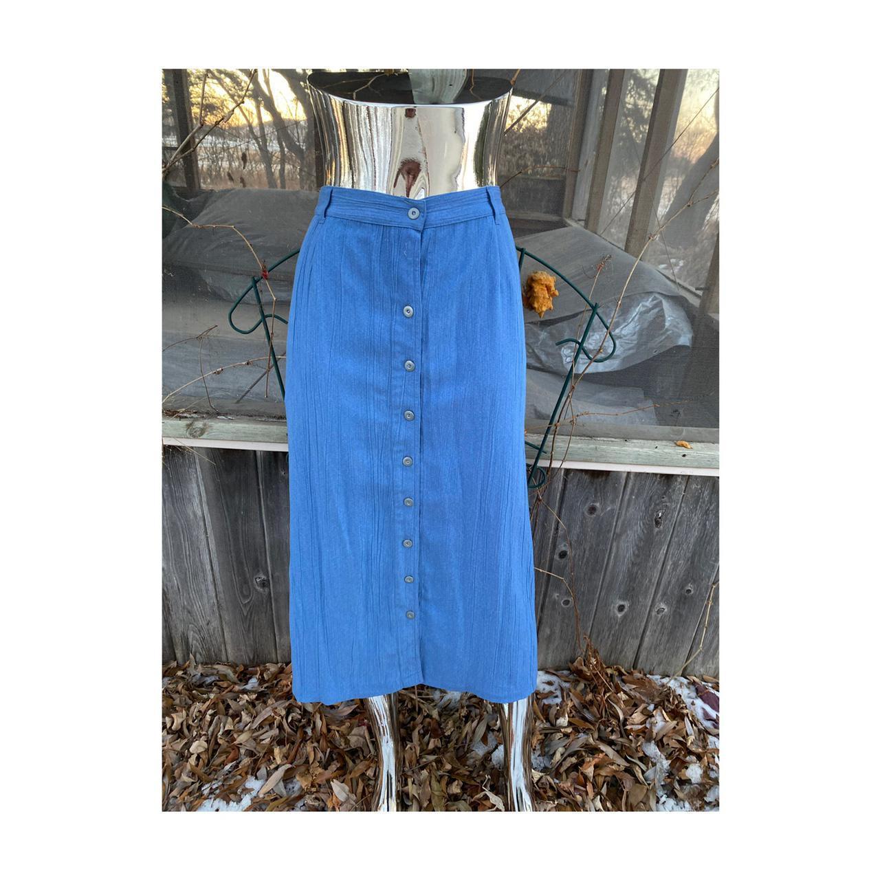 Vintage button cheap down skirt