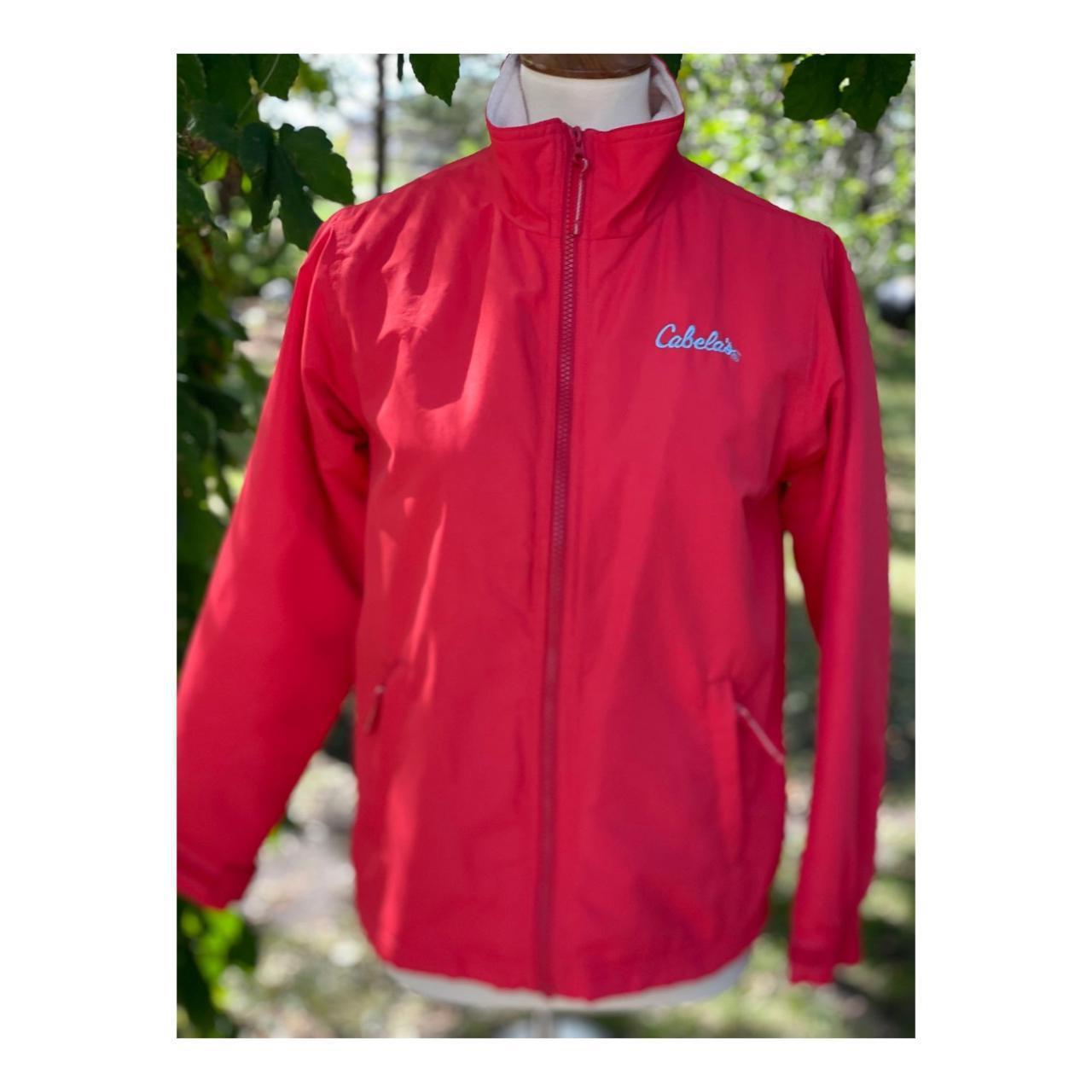 Cabela s Red Fall Jacket Fleece Lined Full. Depop