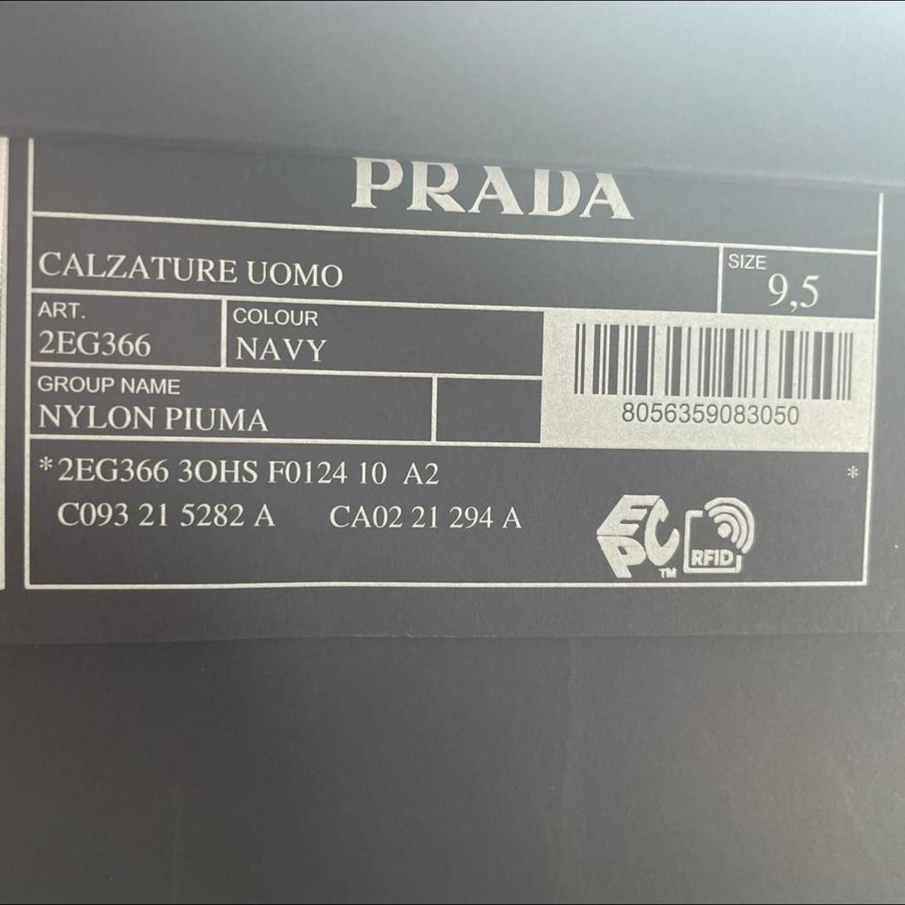 Prada Sneakers - Calzature Uomo Navy - Nylon Brand | Depop