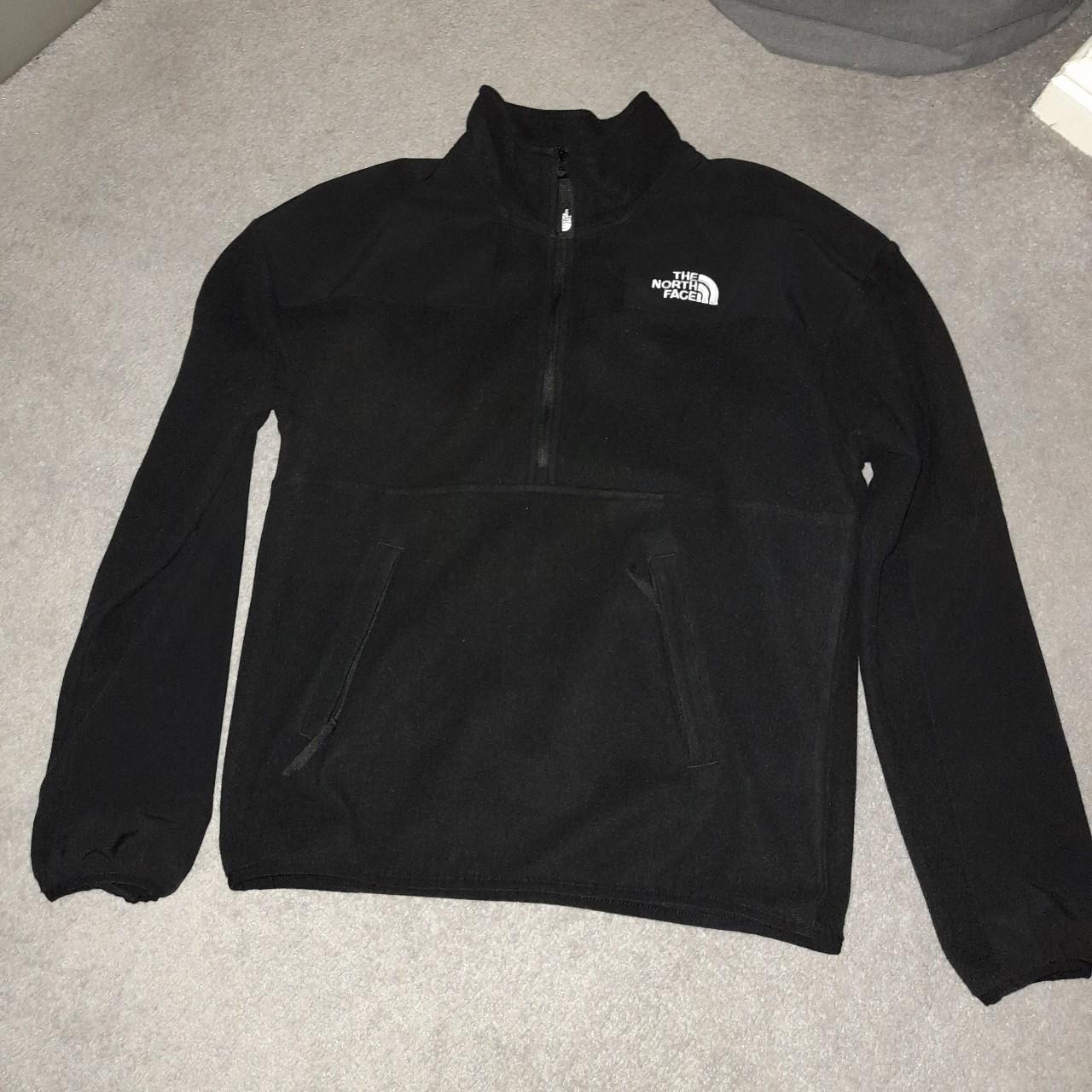 the north face woven panel polar fleece