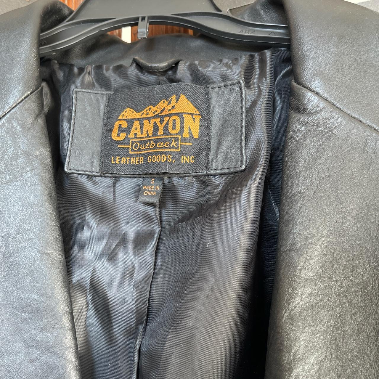 CANYON OUTBACK LEATHER FENDER BLAZER SIZE