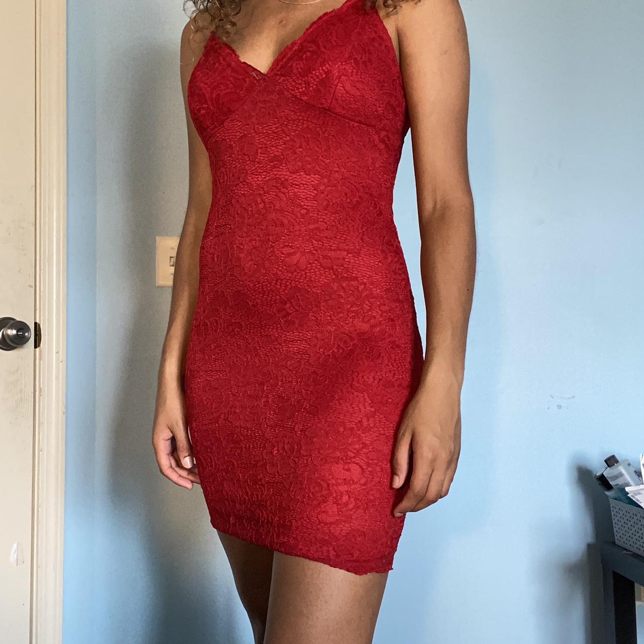 Windsor red sale lace dress