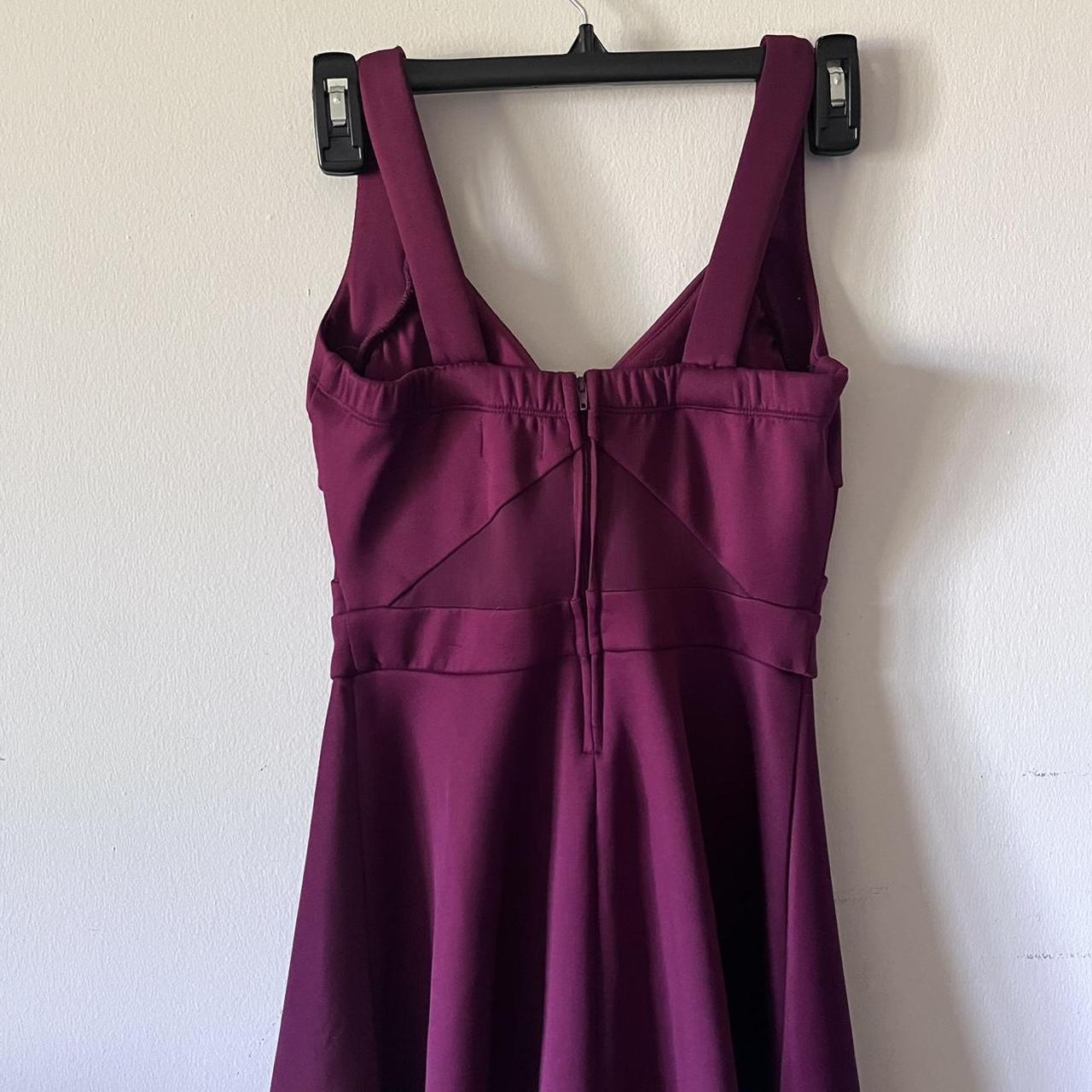 magenta mesh cut out a line dress 💗 -perfect... - Depop