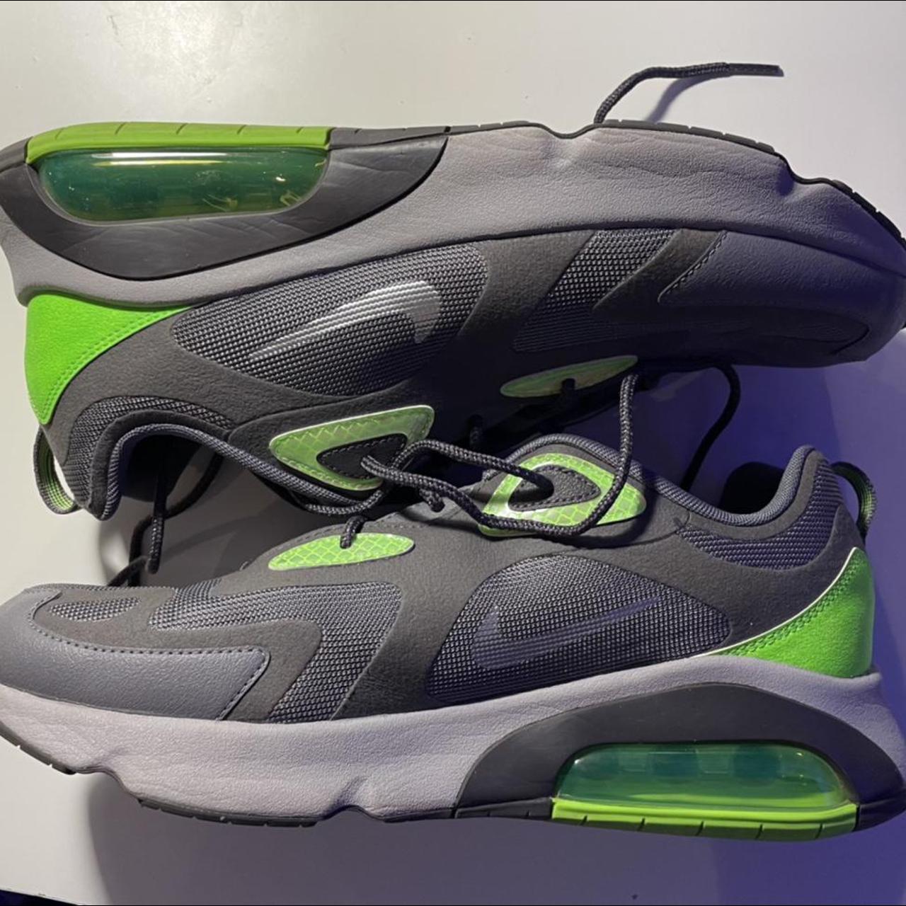 Nike Air max 200 in grey and green, mens size UK 11.... - Depop