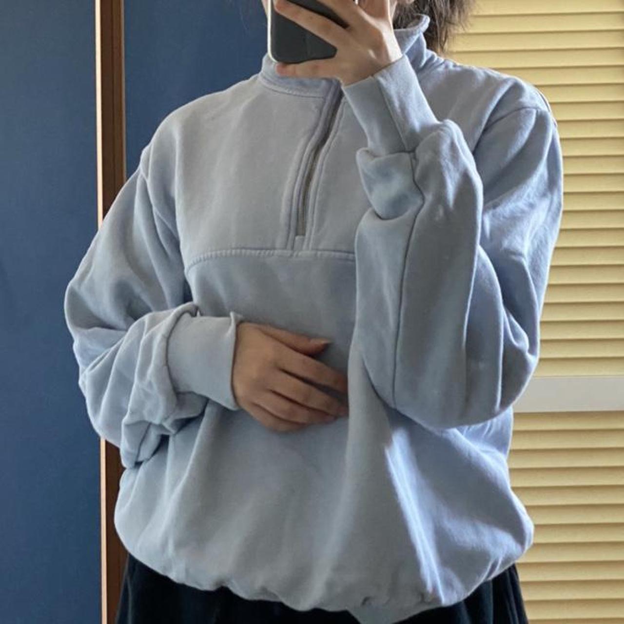 Baby blue Brandy Melville Sweater Size SM Pls dm... Depop