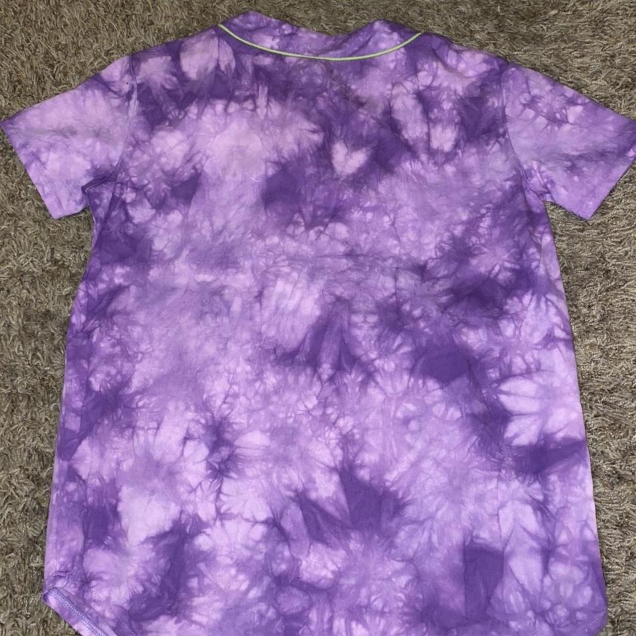 Odd Future Purple Crystal Wash Baseball Jersey