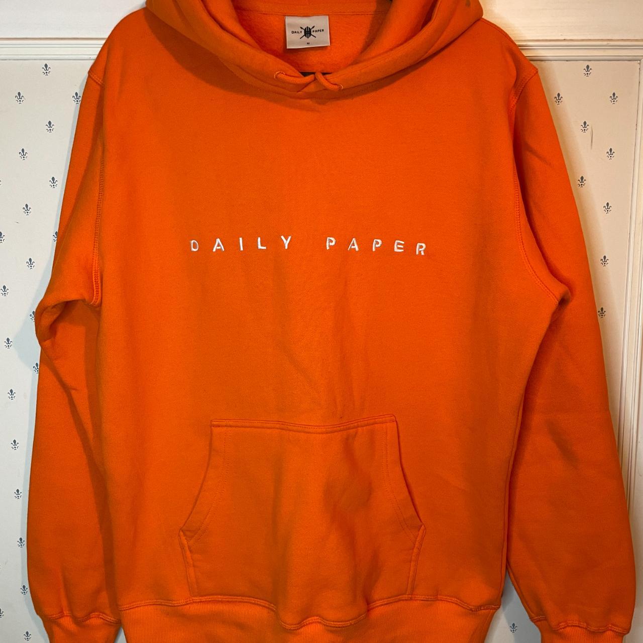 Orange hoodie daily outlet paper