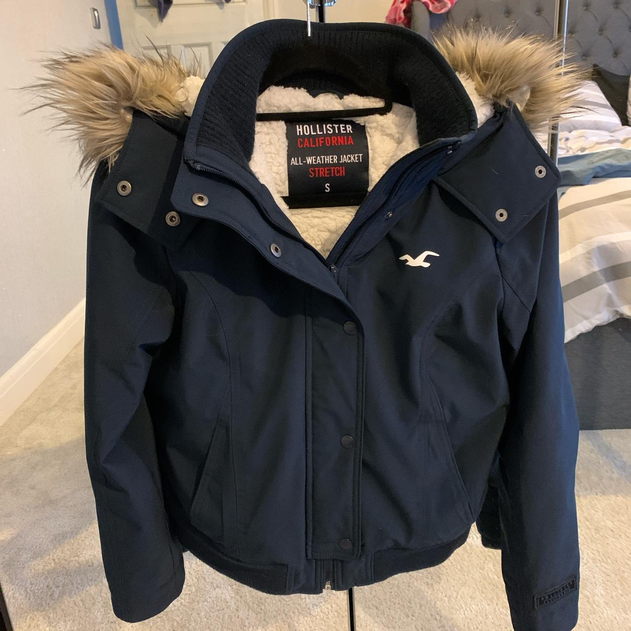 Hollister, Jackets & Coats, Hollister California All Weather Fleece Lined  Jacket Size Medium