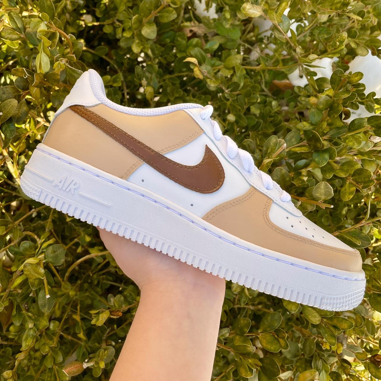 brown painted airforces