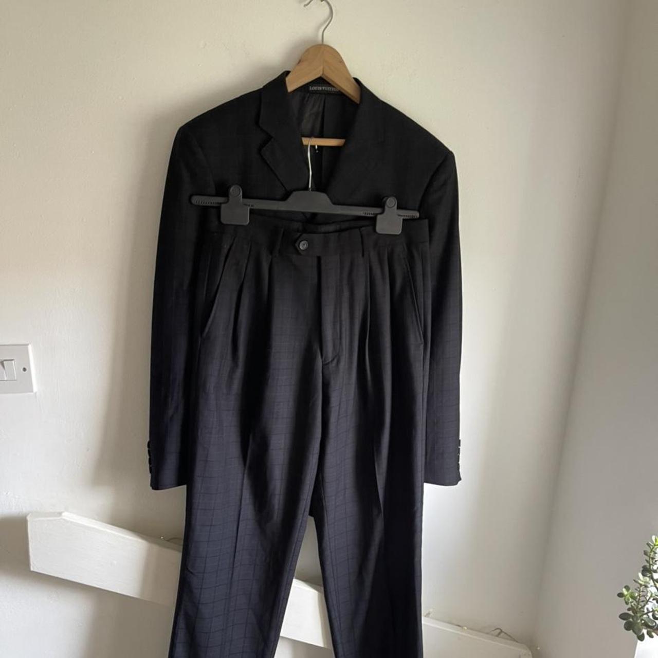 Louis Vuitton Men's Black Suit | Depop