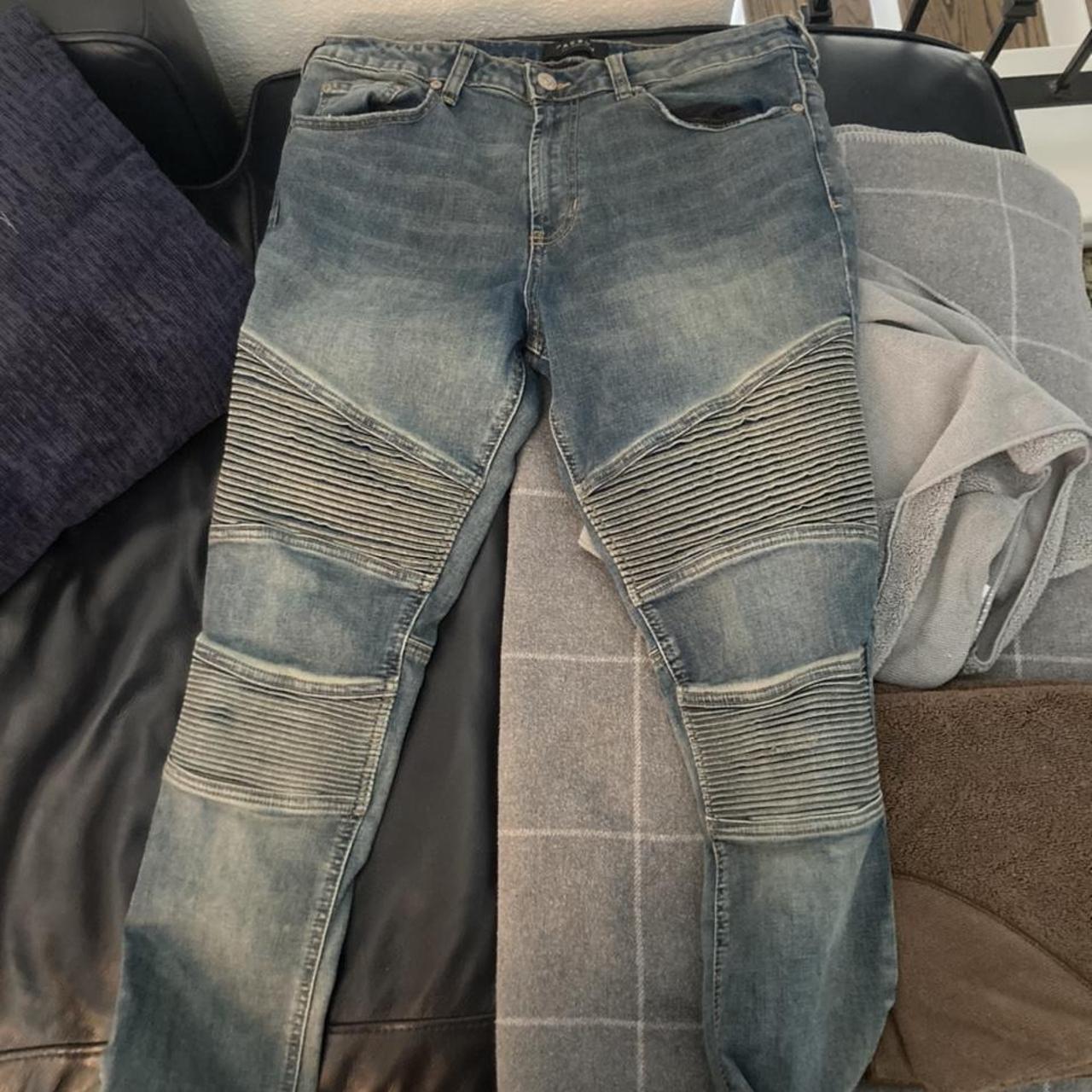 Pacsun Bike Jeans Mens PacSun Biker Jeans, Size 34x32, Basically Brand