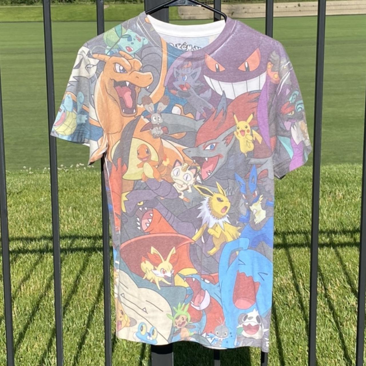 Pokémon print tshirt💩 #pokemon #charizard #anime... - Depop