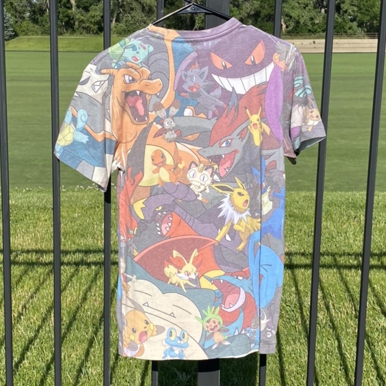 Pokémon print tshirt💩 #pokemon #charizard #anime... - Depop