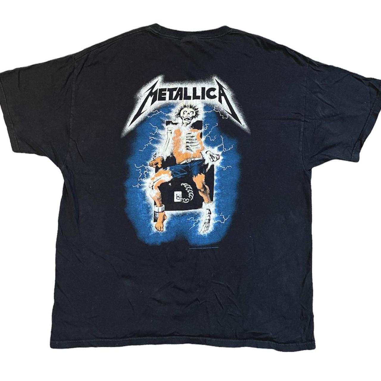 2007 vintage Y2K Metallica ride the lightning band... - Depop