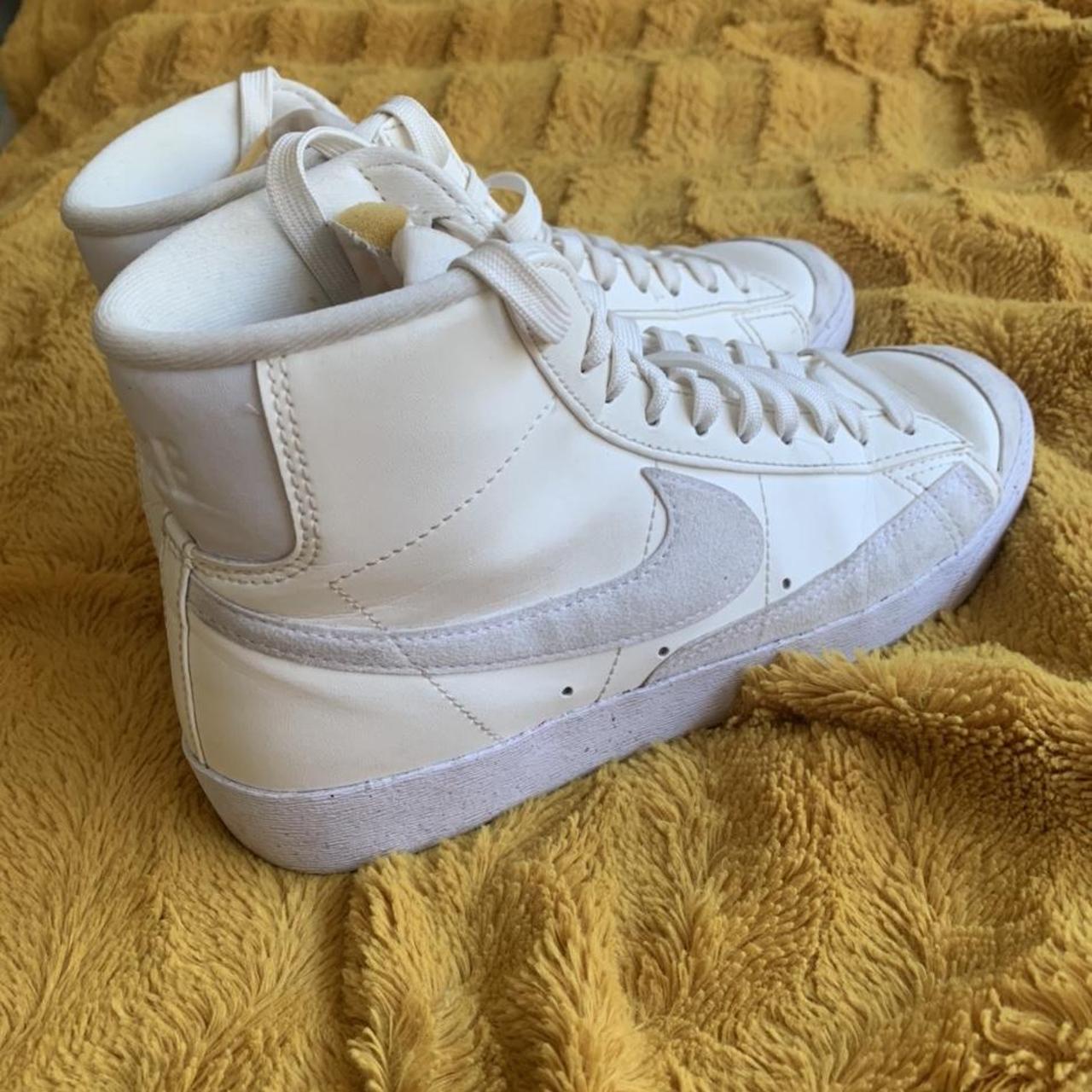 womens nike cream trainers