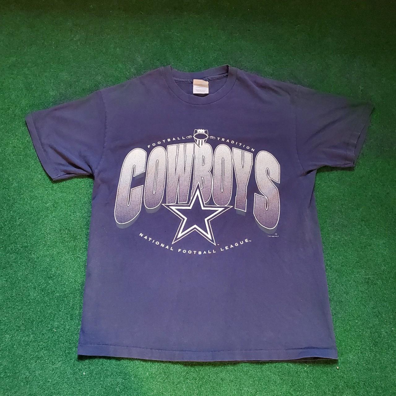 Vintage 1996 Dallas Cowboys Jersey Tee. Size: Youth - Depop