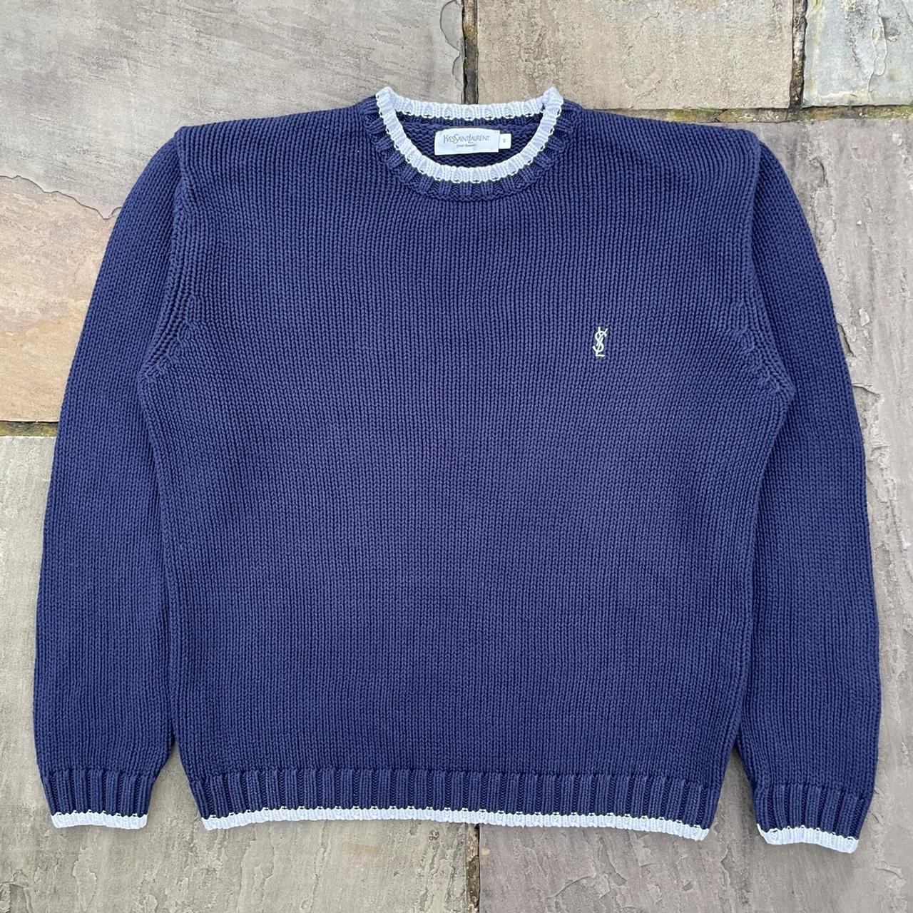 vintage ysl knit jumper