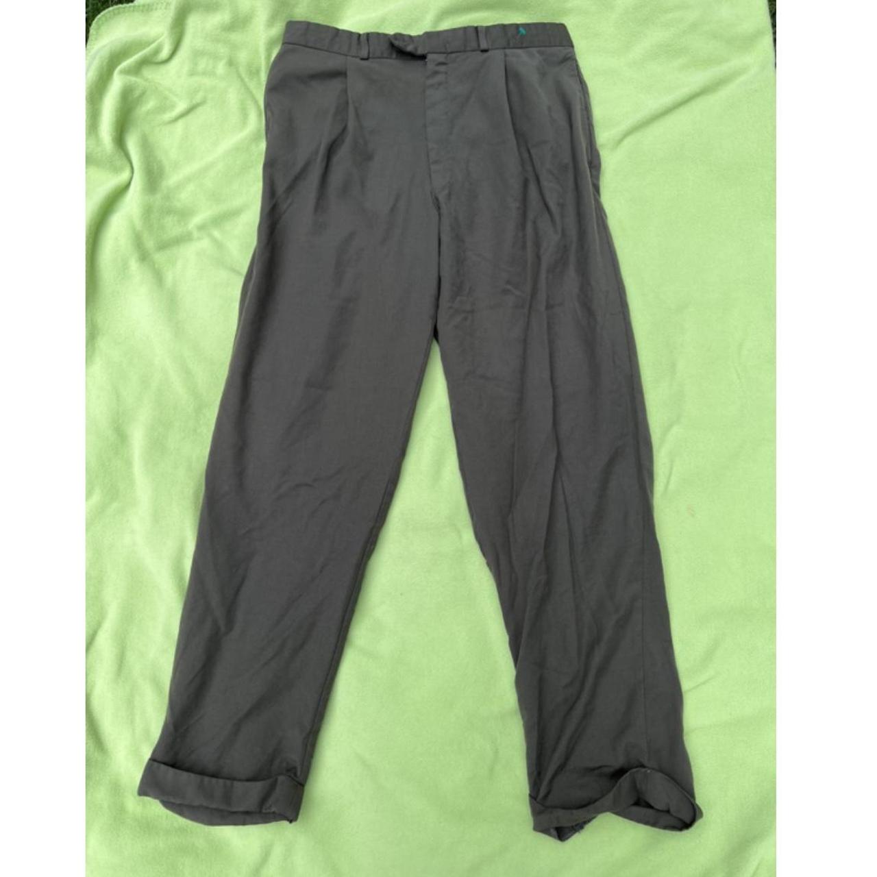 Chaps Men's Green Trousers | Depop