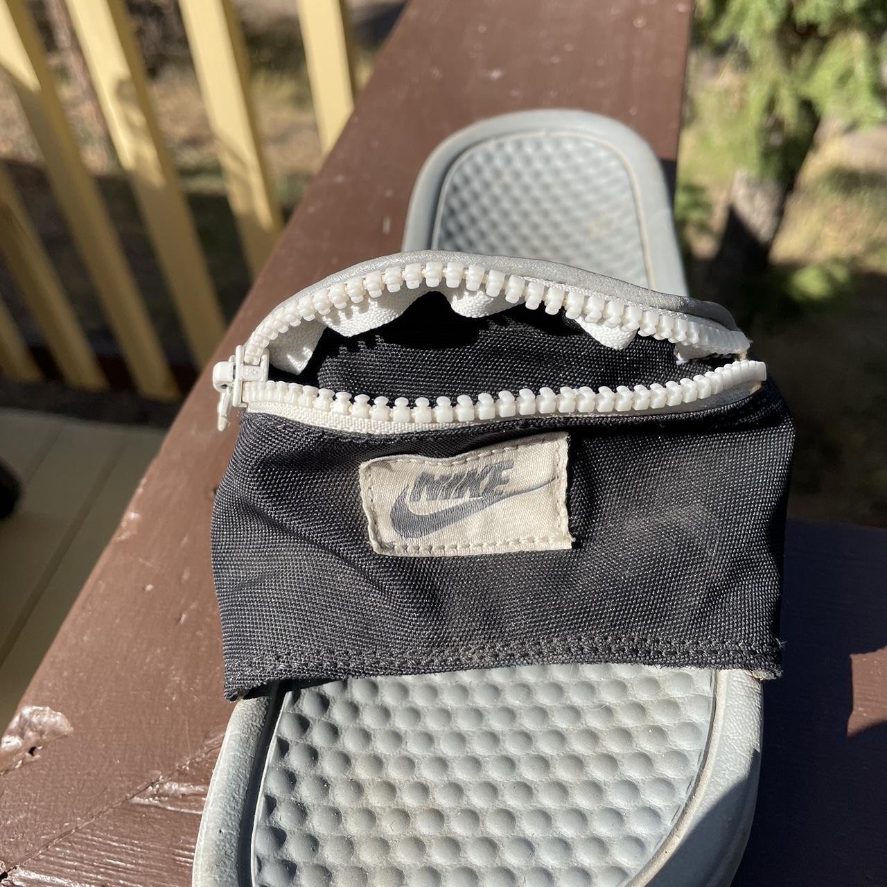 womens nike fanny pack slides