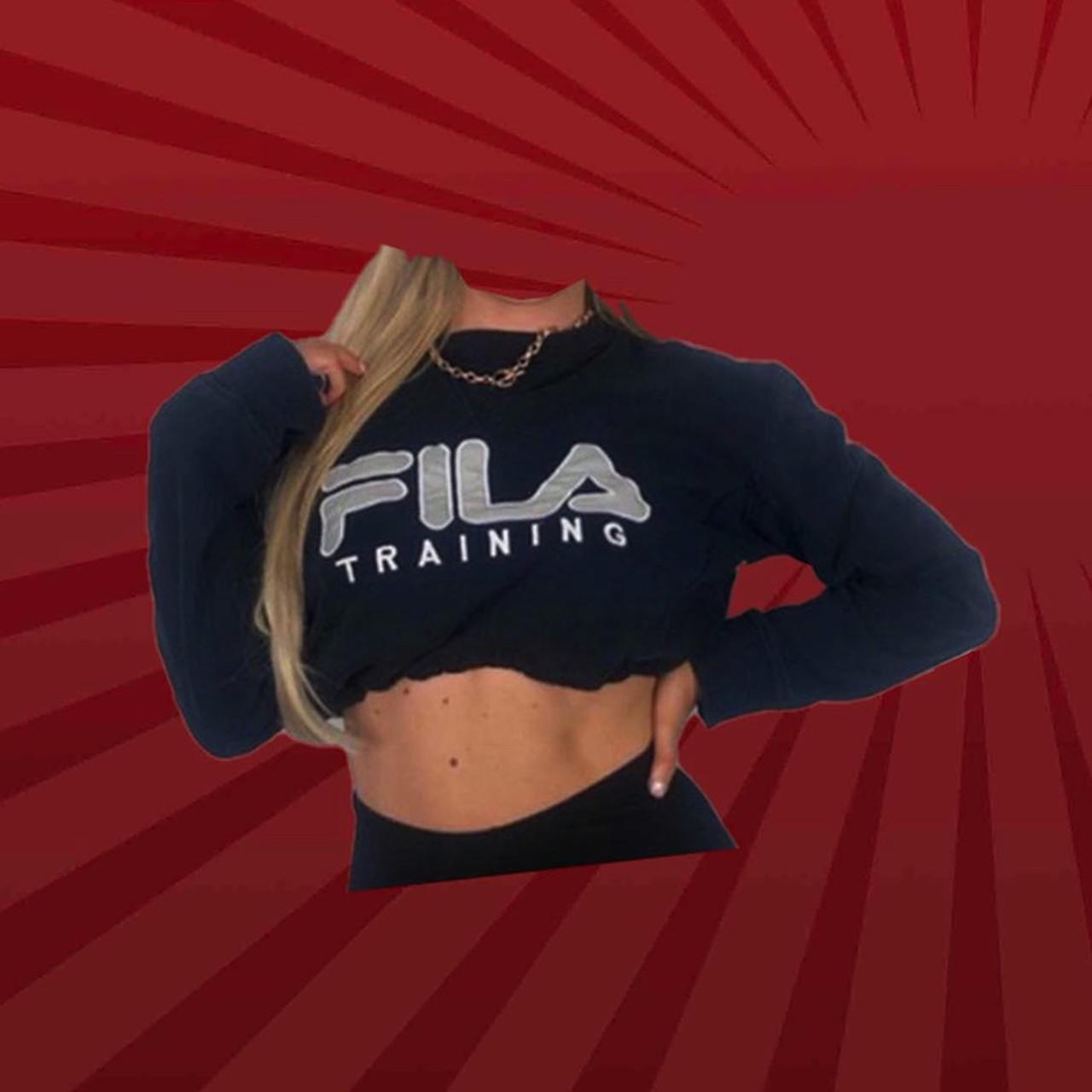 Cropped fila store jumper