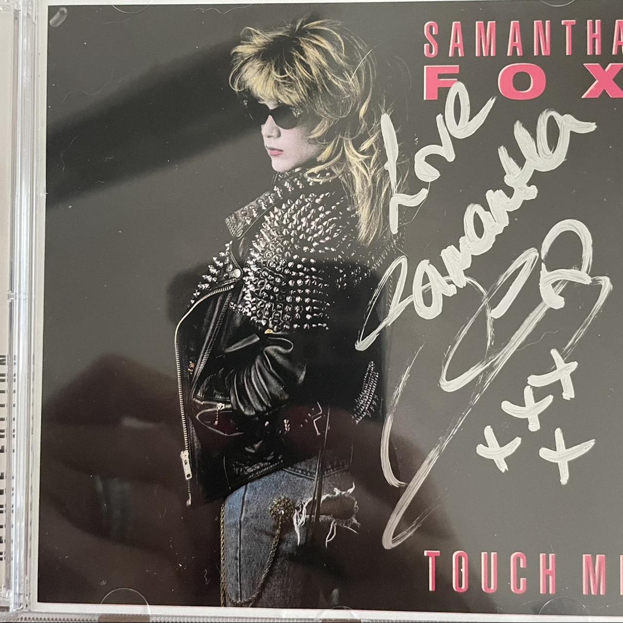 Signed Samantha Fox Deluxe Cd “touch Me” The Depop 