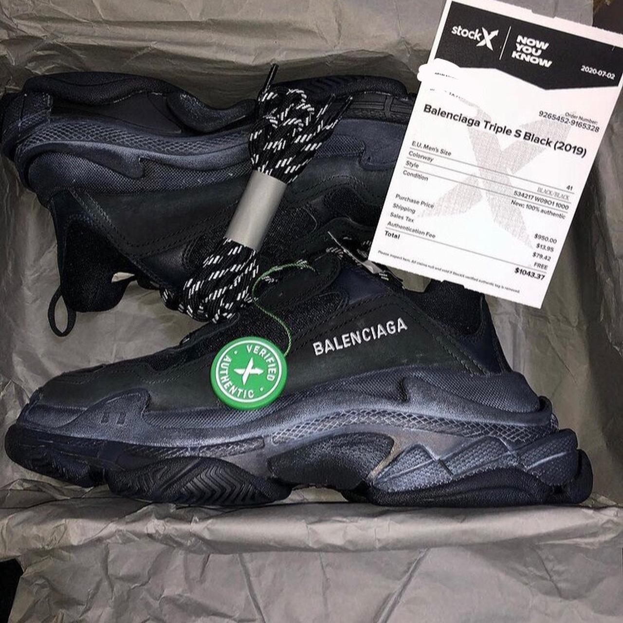 Balenciaga hot sale total black