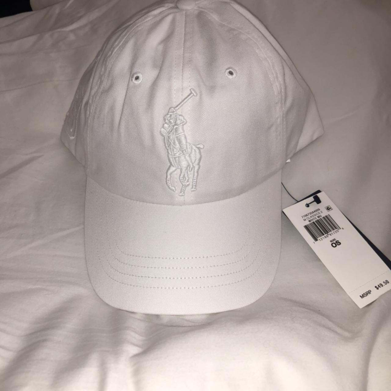 Polo hat with leather strap best sale